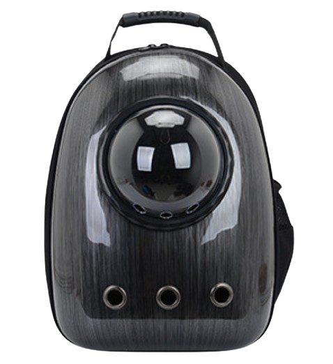 Рюкзак-переноска пластик ілюмінатор 32х42х29 см Сірий (23690069)