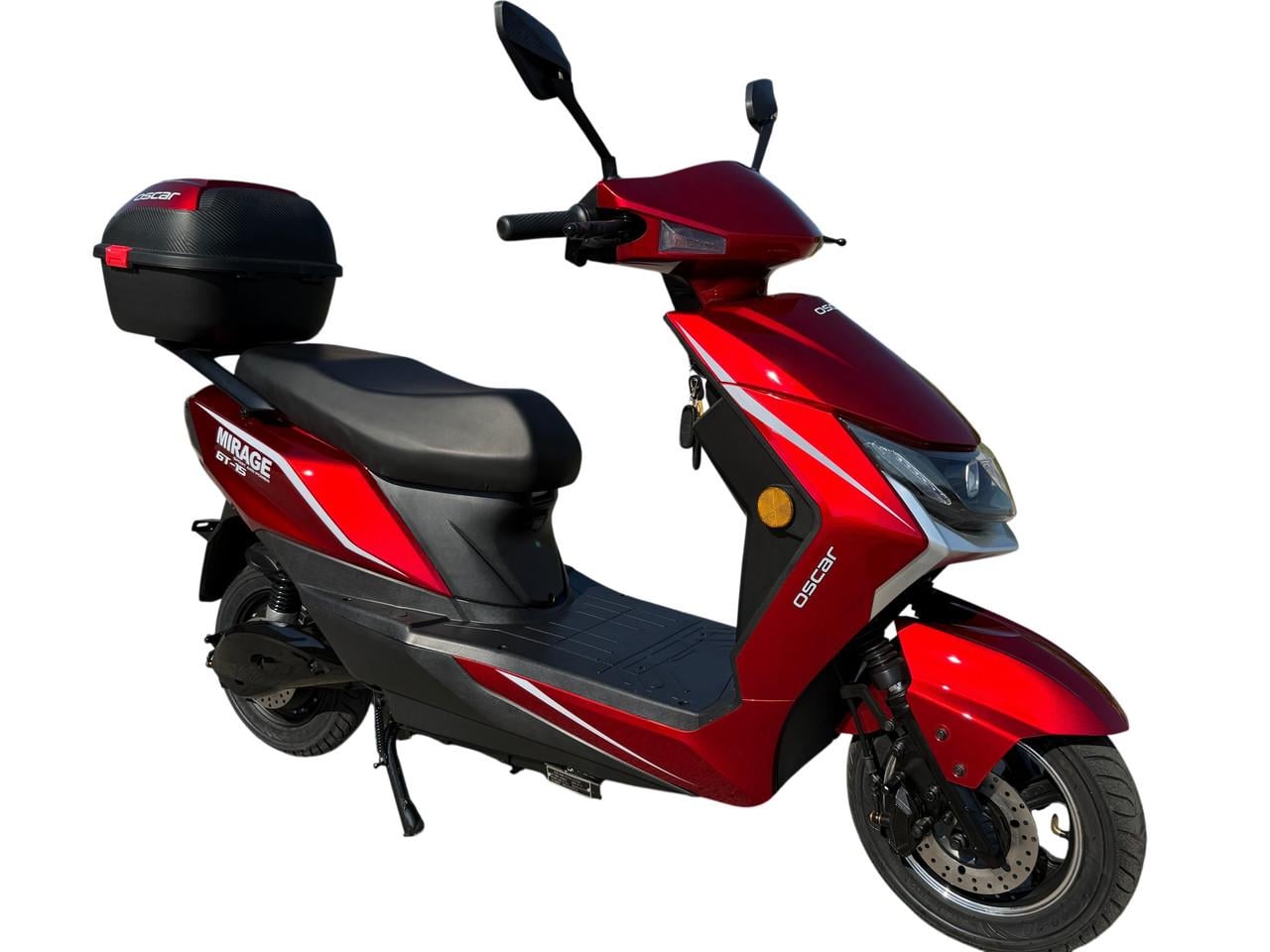 Электроскутер Oscar Mirage GT-15 1500 Вт 72 В 25 Ач графен двухместный Красный (35970490) Электроскутер Oscar Mirage GT-15 1500 Вт 72 В 25 Ач графен двухместный Красный (35970490)