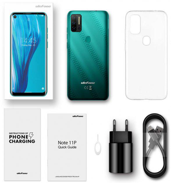 Смартфон Ulefone Note 11P 8/128 Gb UA-UCRF Green - фото 4