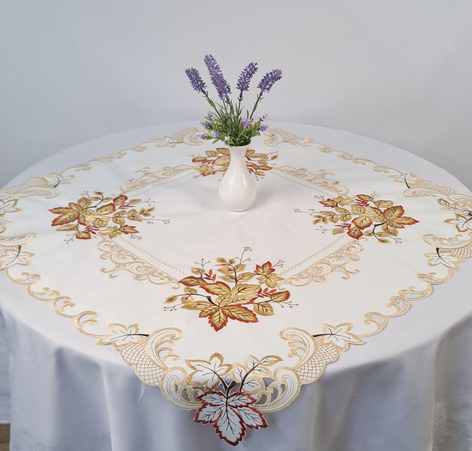 Скатерть Golden Leaf 16KRS-34 85х85 см (CN20822)