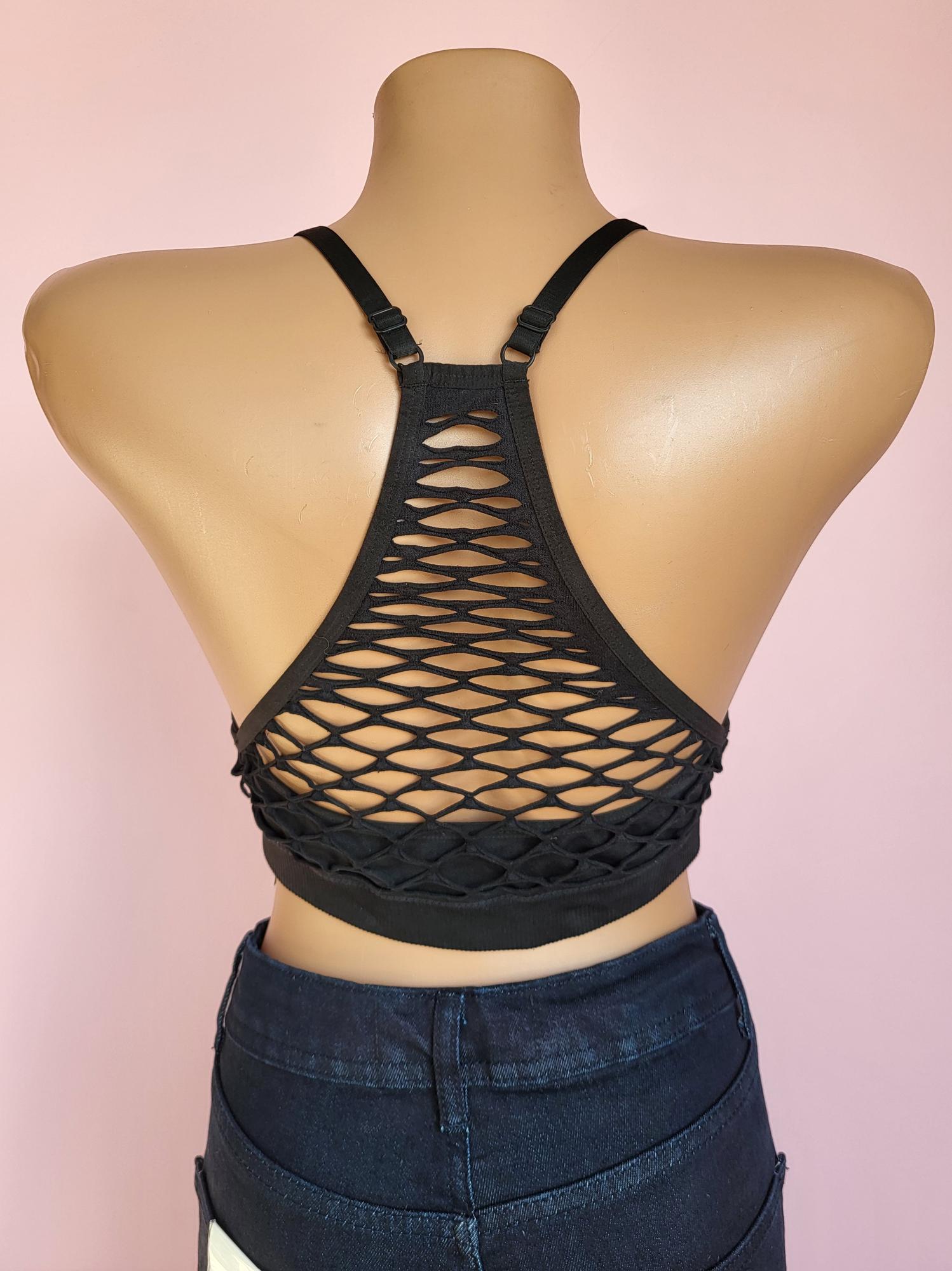 Топ женский без чашечек 10879 S Черный (42) - фото 3 Топ женский без чашечек 10879 S Черный (42) - фото 3