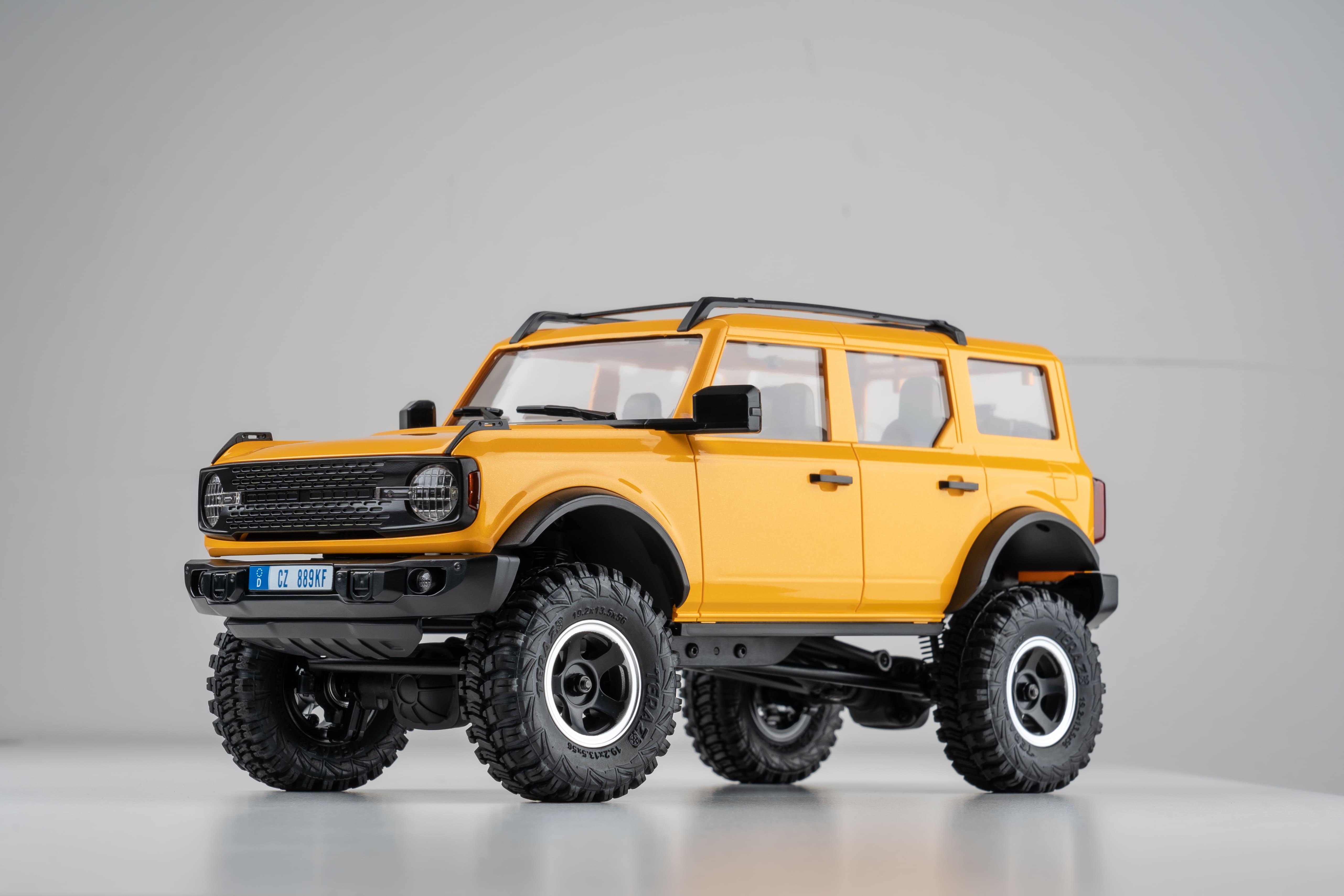 Радиоуправляемая машина EazyRC 1:18 Bronx Bronco RTR Yellow - фото 10