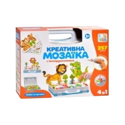 Креативная мозаика LimoToy 4в1 на шурупах 257 деталей (M 5598)