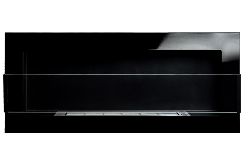 Биокамин GMT 900х400х120 мм со стеклом Black Glossy (897720) Биокамин GMT 900х400х120 мм со стеклом Black Glossy (897720)