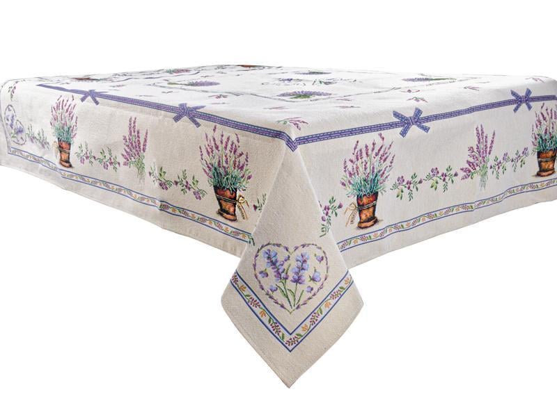 Скатерть гобелен Lefard Lilac 140x180 см (716-052)