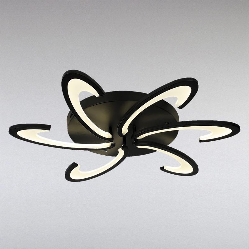 Люстра стельова LED Light House LS-13138-6 BK світлодіодна з пультом Чорний Люстра стельова LED Light House LS-13138-6 BK світлодіодна з пультом Чорний