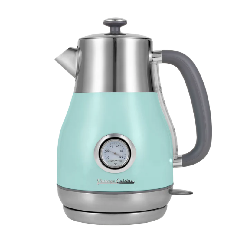 Електрочайник Vintage Cuisine у ретро стилі 2200W 1,6 л М'ятний - фото 6
