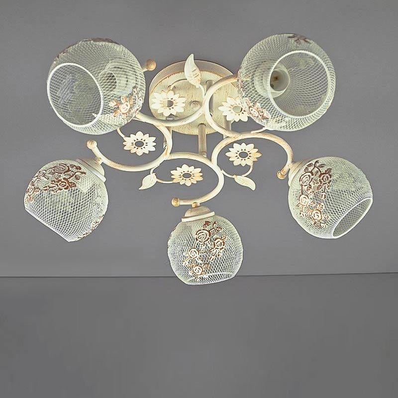 Люстра потолочная Light House SS-11253/5 WT GD на пять ламп Белый