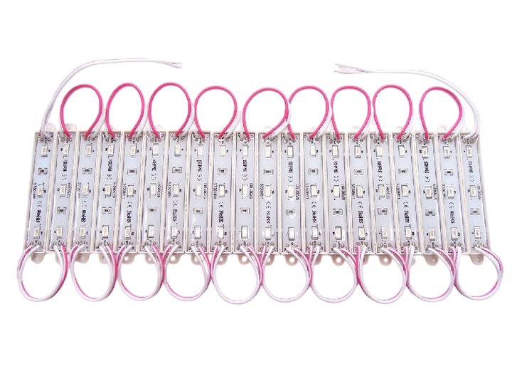 Светодиодная лента уличная 5730 пластина 12 V 20 шт. Синий (MLD_V1133)