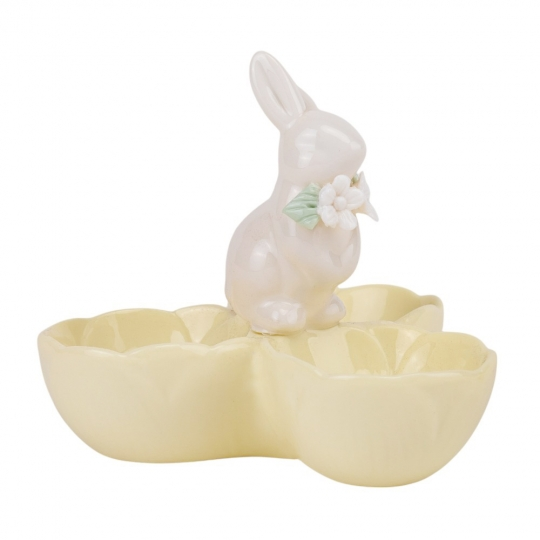Подставка для 3 яиц Кролик 10 см Желтый (5009-003) - фото 2 Подставка для 3 яиц Кролик 10 см Желтый (5009-003) - фото 2