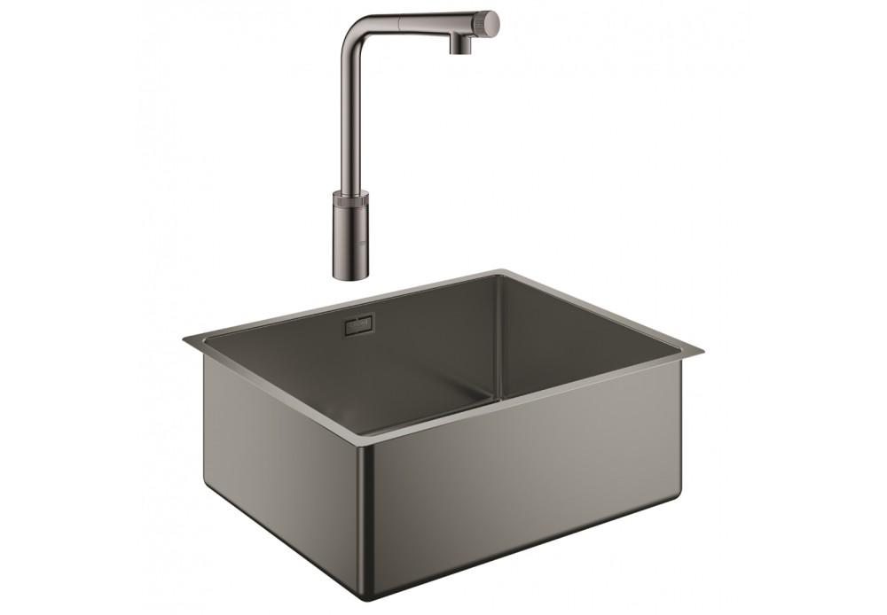 Набор Grohe мойка кухонная K700 31574AL0 со смесителем Minta Smartcontrol 31613A00