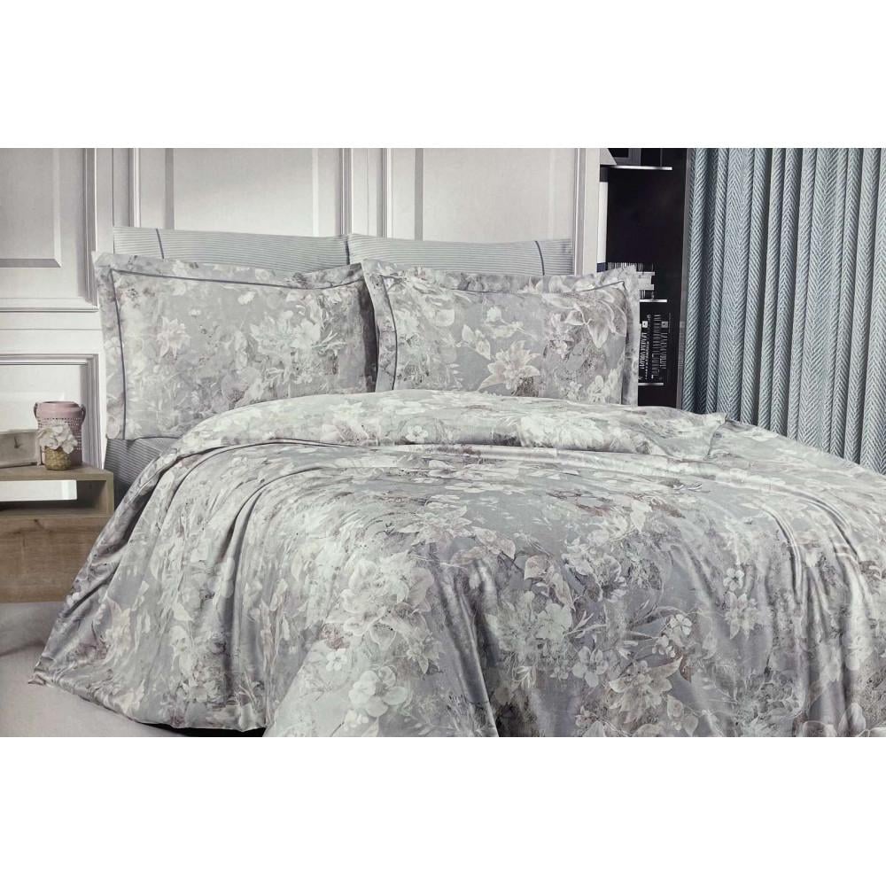 Комплект постельного белья Maison D'or Lily тенсел евро Grey (2000022282498)