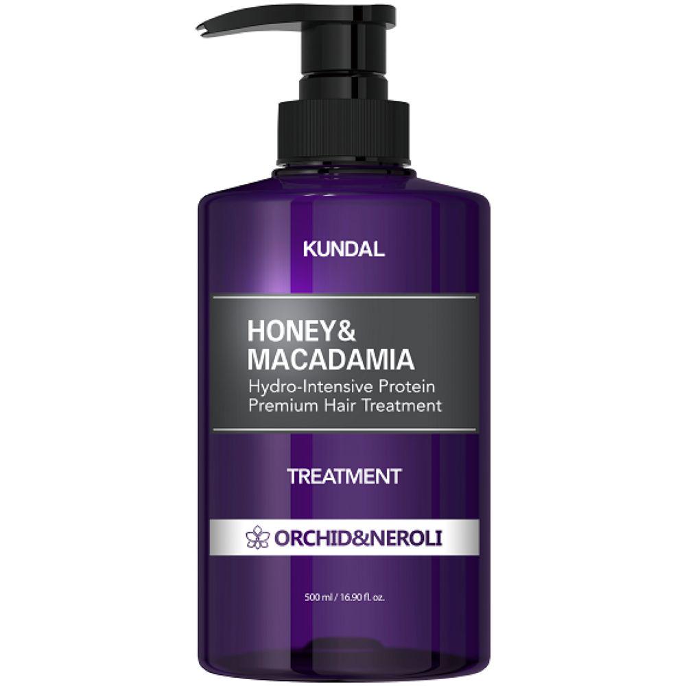 Кондиционер питательный Kundal Honey & Macadamia Protein Hair Treatment Orchid&Neroli 500 мл (8809568740692)