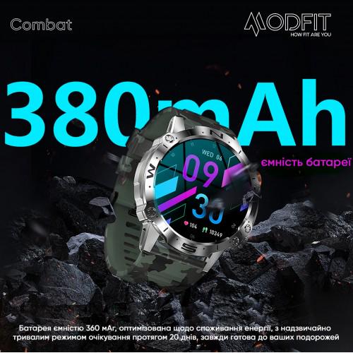 Смарт-годинник Modfit Combat All Black (2040673770) - фото 18