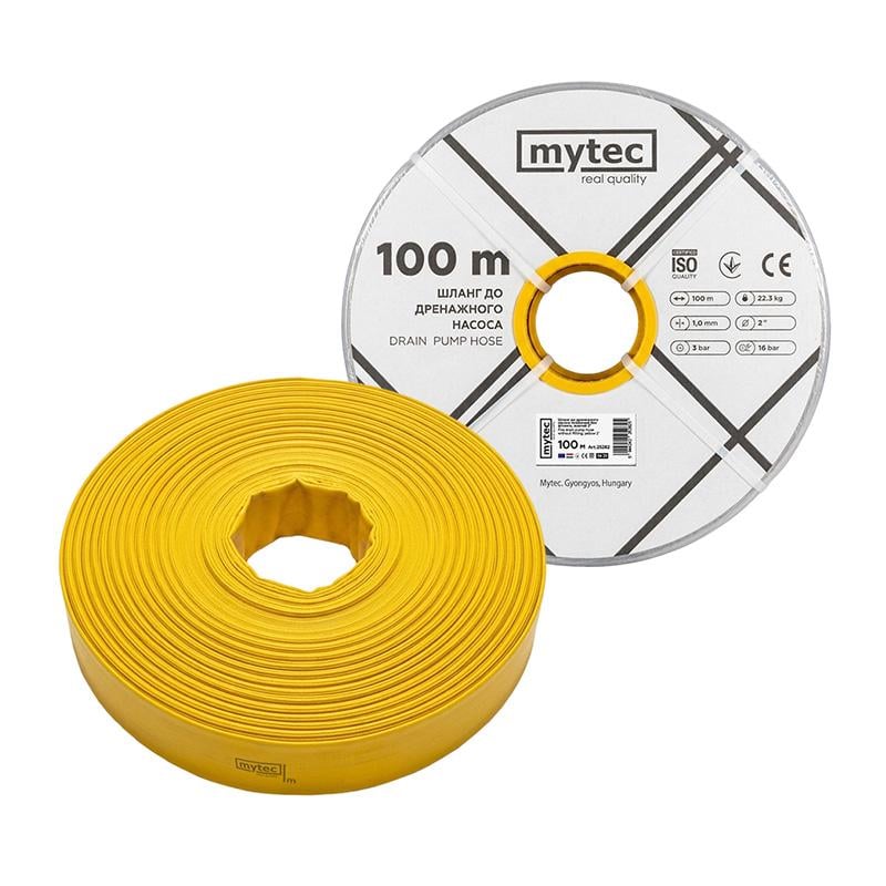 Шланг дренажный Mytec 100 м Ø 2" 50 мм (64625)