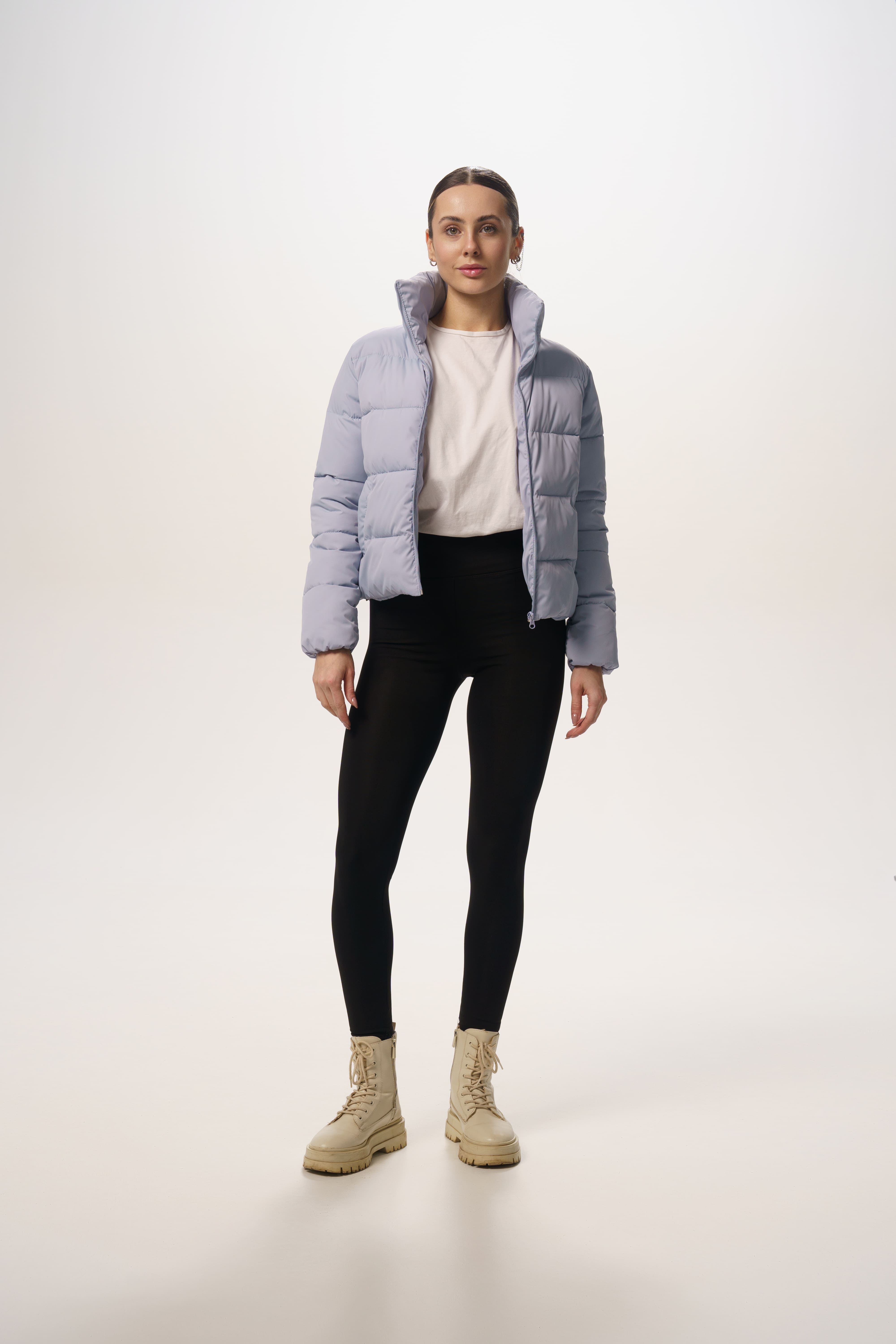 Пуховик женский Intruder Bubble M/L Голубой (1868555982/M-L) - фото 2