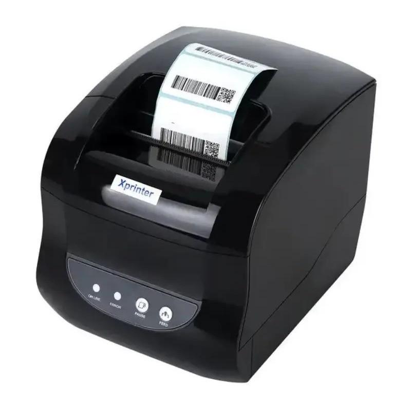 Термопринтер для печати этикеток и чеков Xprinter XP-365B Black (020530)