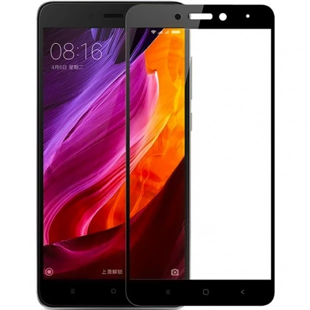 Захисне скло для Redmi Note 4X повне проклеювання екранаBlack