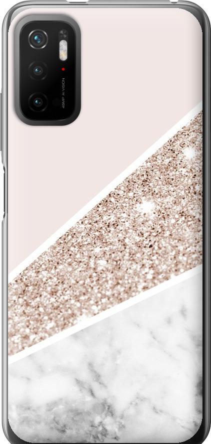 Чехол на Xiaomi Poco M3 Pro Пастельный мрамор (4342t-2369-42517)