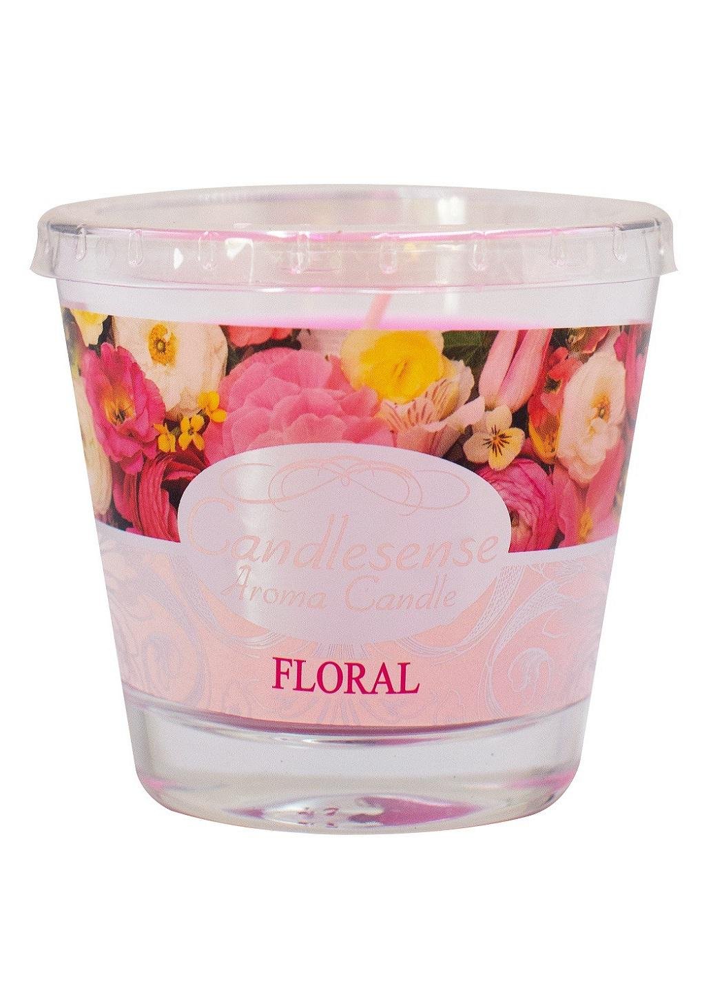 Ароматизована свічка у склянці Candlesense Decor Floral (Е-01219)