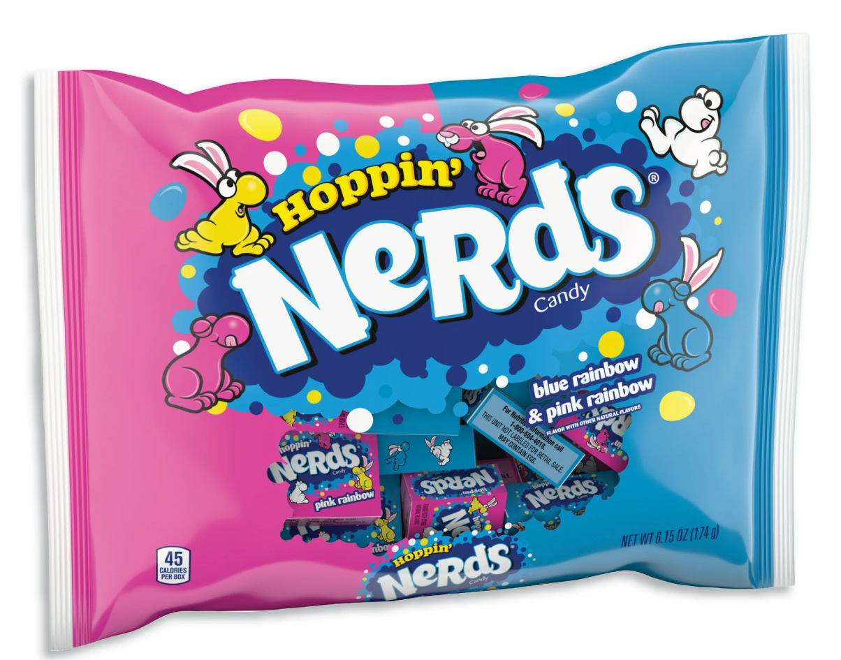 Цукерки Nerds Hoppin' Blue Rainbow & Pink Rainbow Mini Boxes 174 г (2573720844)