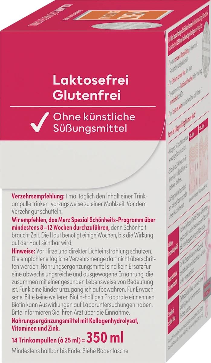 Пищевая добавка в ампулах Merz Spezial Kollagen Schönheits‑Formel 14 шт. 25 мл (27575517) - фото 4 Пищевая добавка в ампулах Merz Spezial Kollagen Schönheits‑Formel 14 шт. 25 мл (27575517) - фото 4