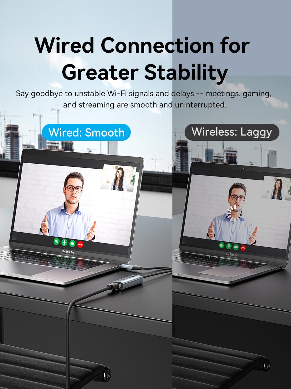 Адаптер сетевой Vention 2.5 гбит/с 0.15 м Серый (CFUHB) - фото 6