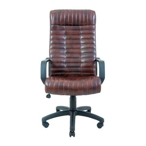 Кресло офисное компьютерное Provence VIP M1 Tilt натуральная кожа Lux Коричневый