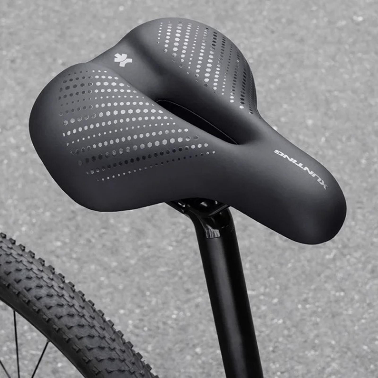 Сідло для велосипеда ергономічне XunTing SAD-9774 Чорний (XT-SAD9774-7014) - фото 6 Сідло для велосипеда ергономічне XunTing SAD-9774 Чорний (XT-SAD9774-7014) - фото 6