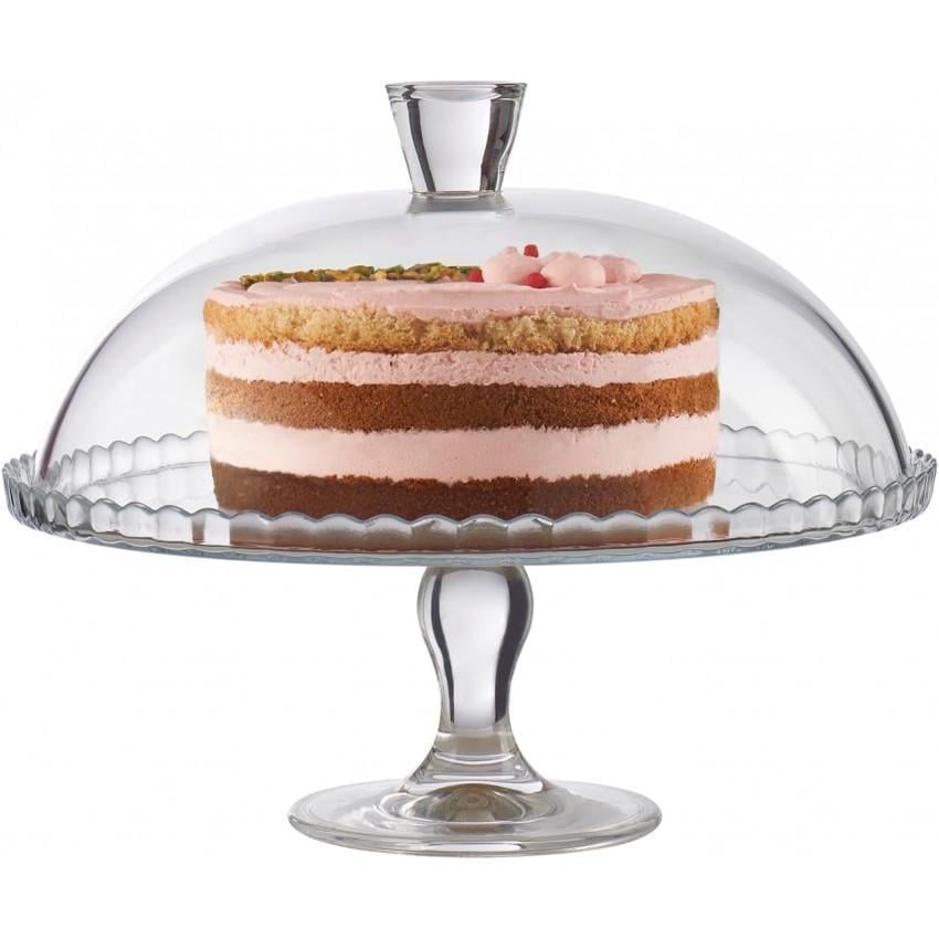 Тортівниця на ніжці d-32 см з кришкою Pasabahce Patisserie 95200-1 PAS (1333159756)