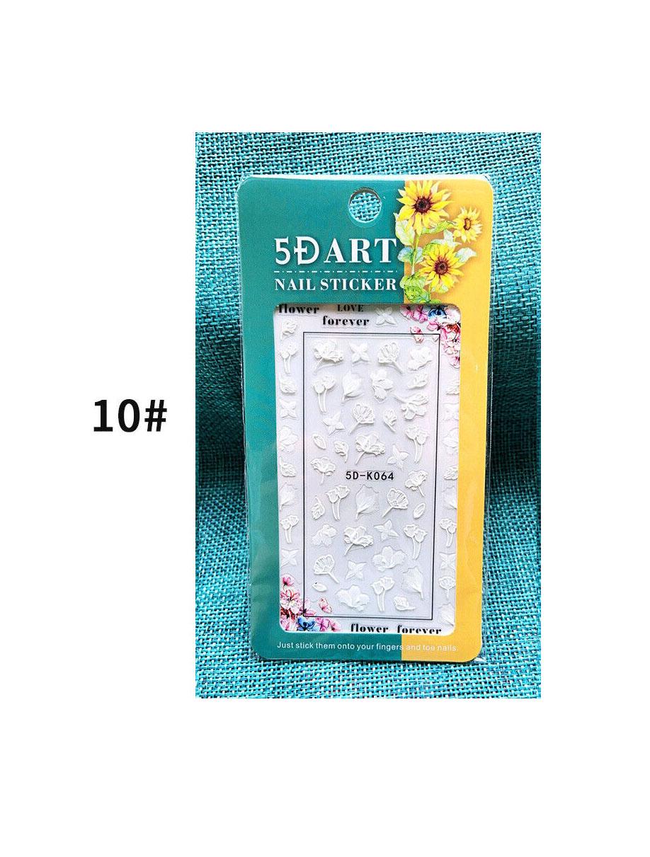 Наклейки на ногти Amazon x003b4kzad 5 k Белый - фото 2 Наклейки на ногти Amazon x003b4kzad 5 k Белый - фото 2
