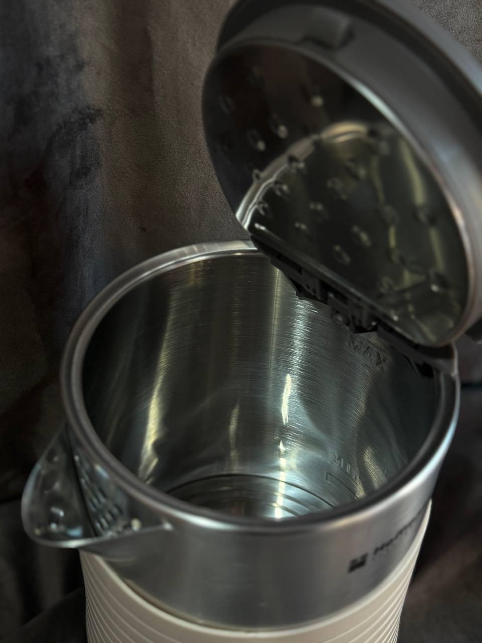 Електрочайник Hoffmans Electronics HM-2545 2000 Вт 2,5 л Бежевий (HM-2545) - фото 2