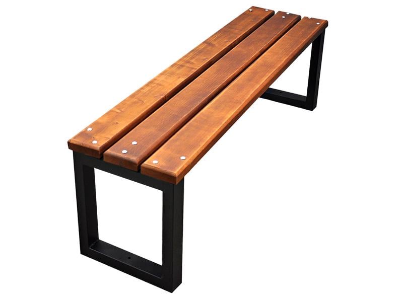 Лавка для убежищ и укрытий без спинки Kompred OL658/5 1480x400x450 мм труба 60х40 мм