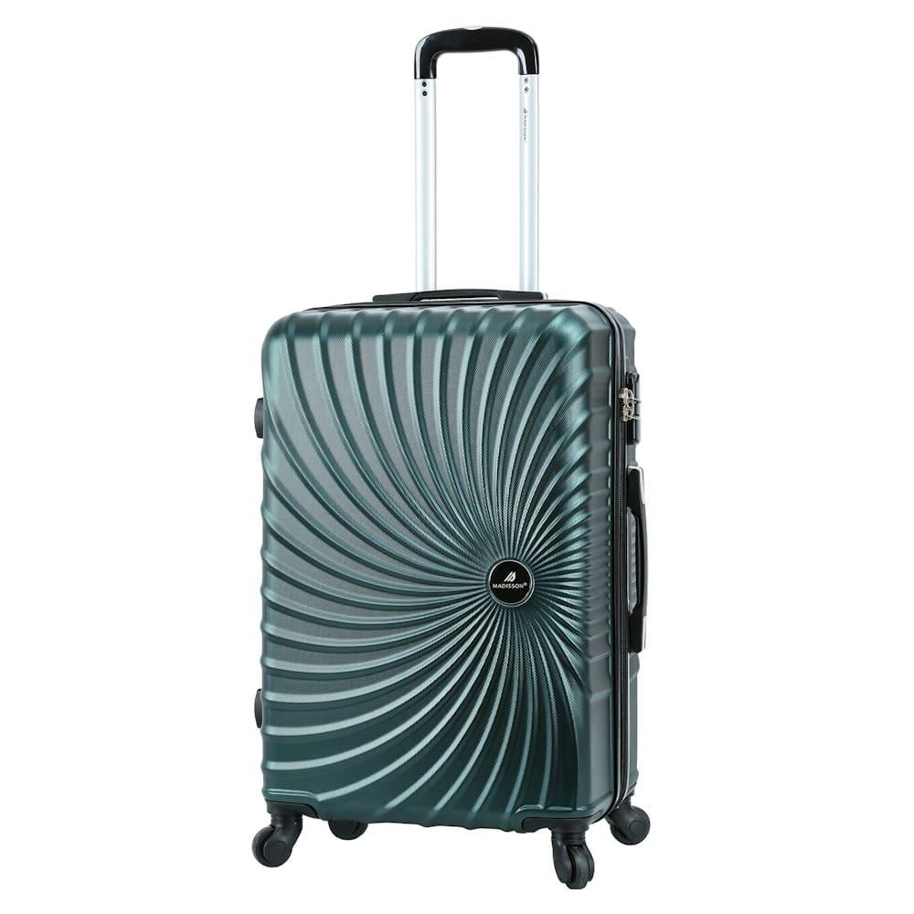 Чемодан средний Мadisson Snowball 44603 поликарбонат M Темно-зеленый