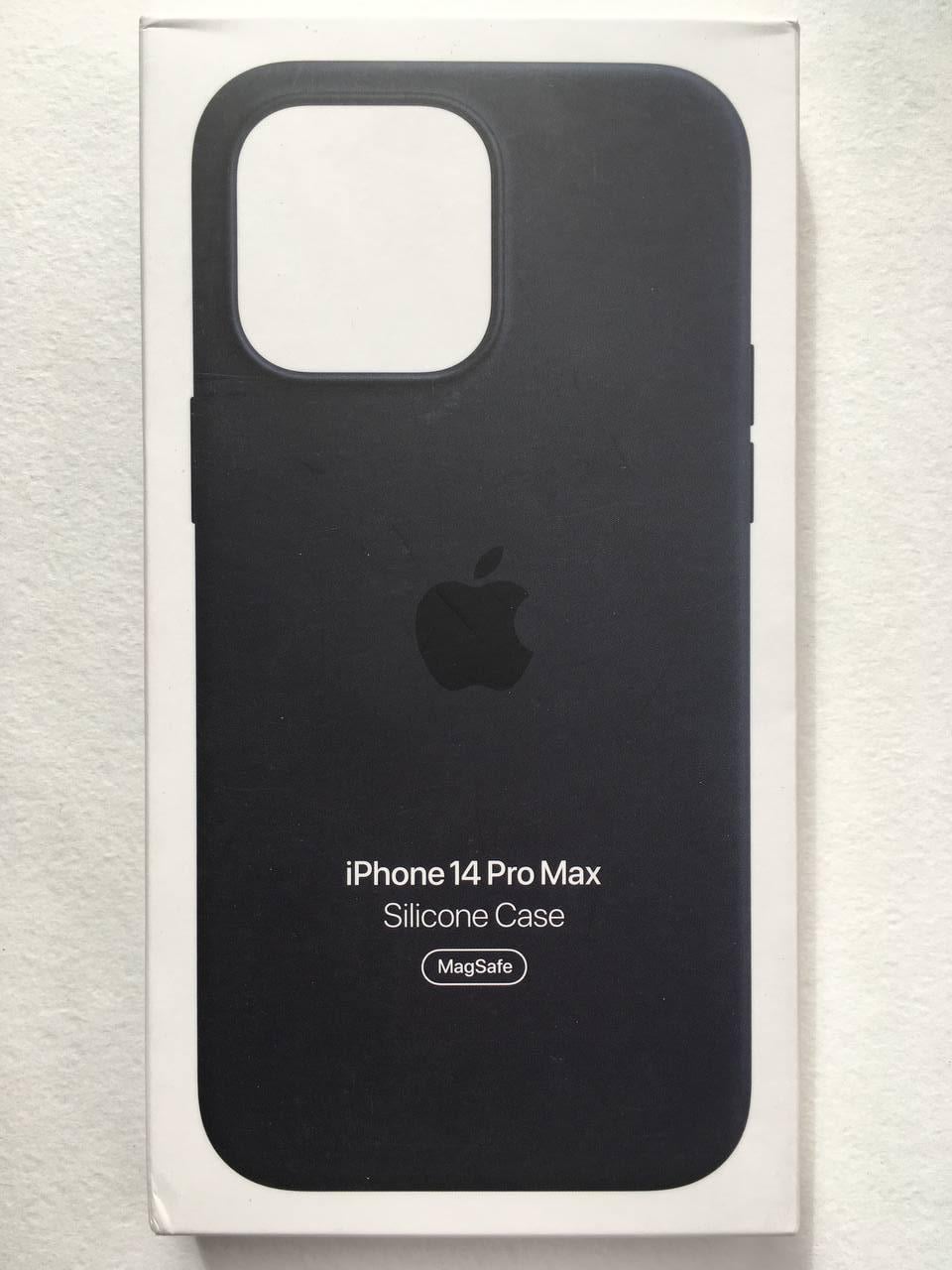 Чехол оригинальный силиконовый Silicone Case MPTP3ZE/A MagSafe для Apple Iphone 14 Pro Max Midnight (12089455)