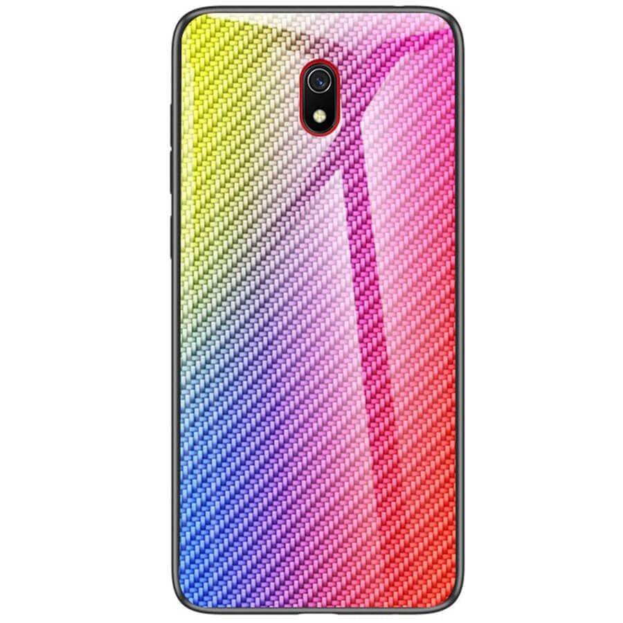 TPU + Glass чохол Twist для Xiaomi Redmi 8a Бузковий - фото 2