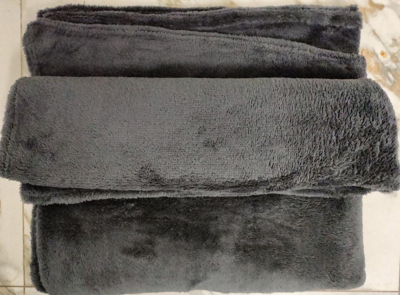 Плед-покрывало Koloco флис 180х200 см Темно-серый (33493907)