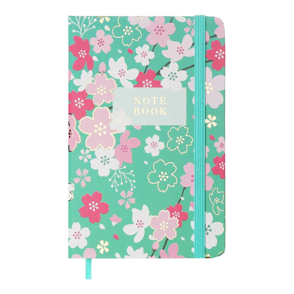 Блокнот Buromax BLOSSOM на резинке А6 80 листов в клетку (BM.256102-14)