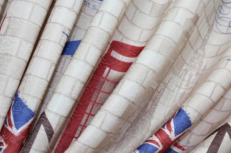 Ткань для штор фотошторы Лондон Разноцветный (913ш) Ткань для штор фотошторы Лондон Разноцветный (913ш)