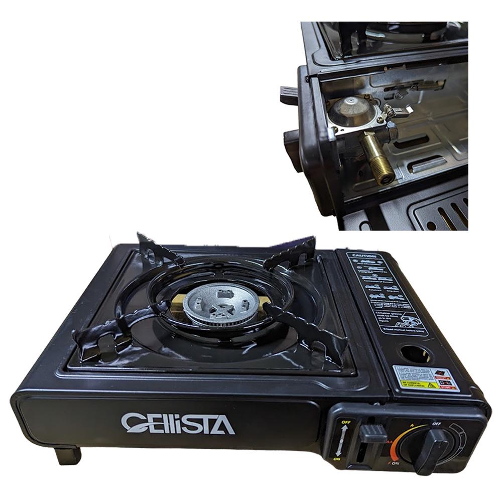 Газовий пальник Portable Gas Stove BDZ-155-A 2300 Вт з перехідником (ULT-8833575) - фото 2