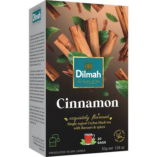 Чорний чай Dilmah Cinnamon у пакетиках 20 шт. 30 г (13355363)