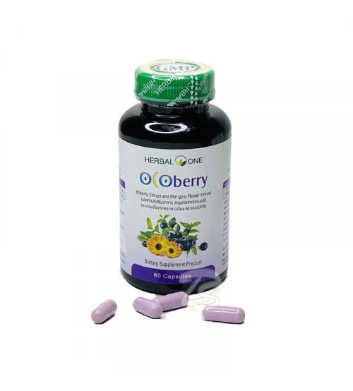 Капсулы для глаз Herbal Оne Ocoberry с экстрактом черники и календулы 60 шт.