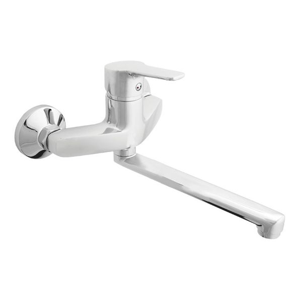 Смеситель для ванны Rubineta Uno 14 однорычажный Хром (N41001)