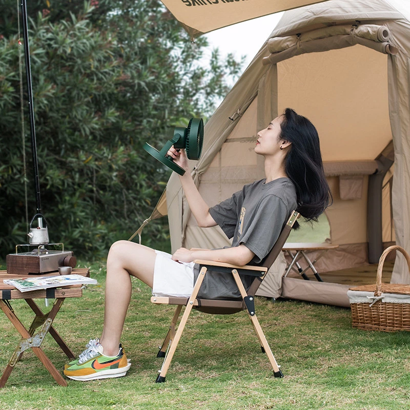 Вентилятор-фонарь Naturehike NH21ZM003 Зеленый - фото 7