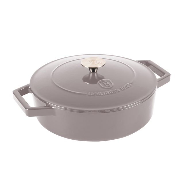 Кастрюля чугунная Berlinger Haus Taupe Collection 26 см 2,57 л (BH-6527)