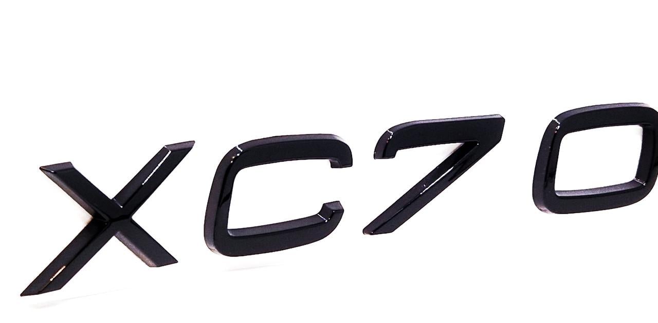 Эмблема XC70 Volvo на багажник Черный глянец (2905037833)
