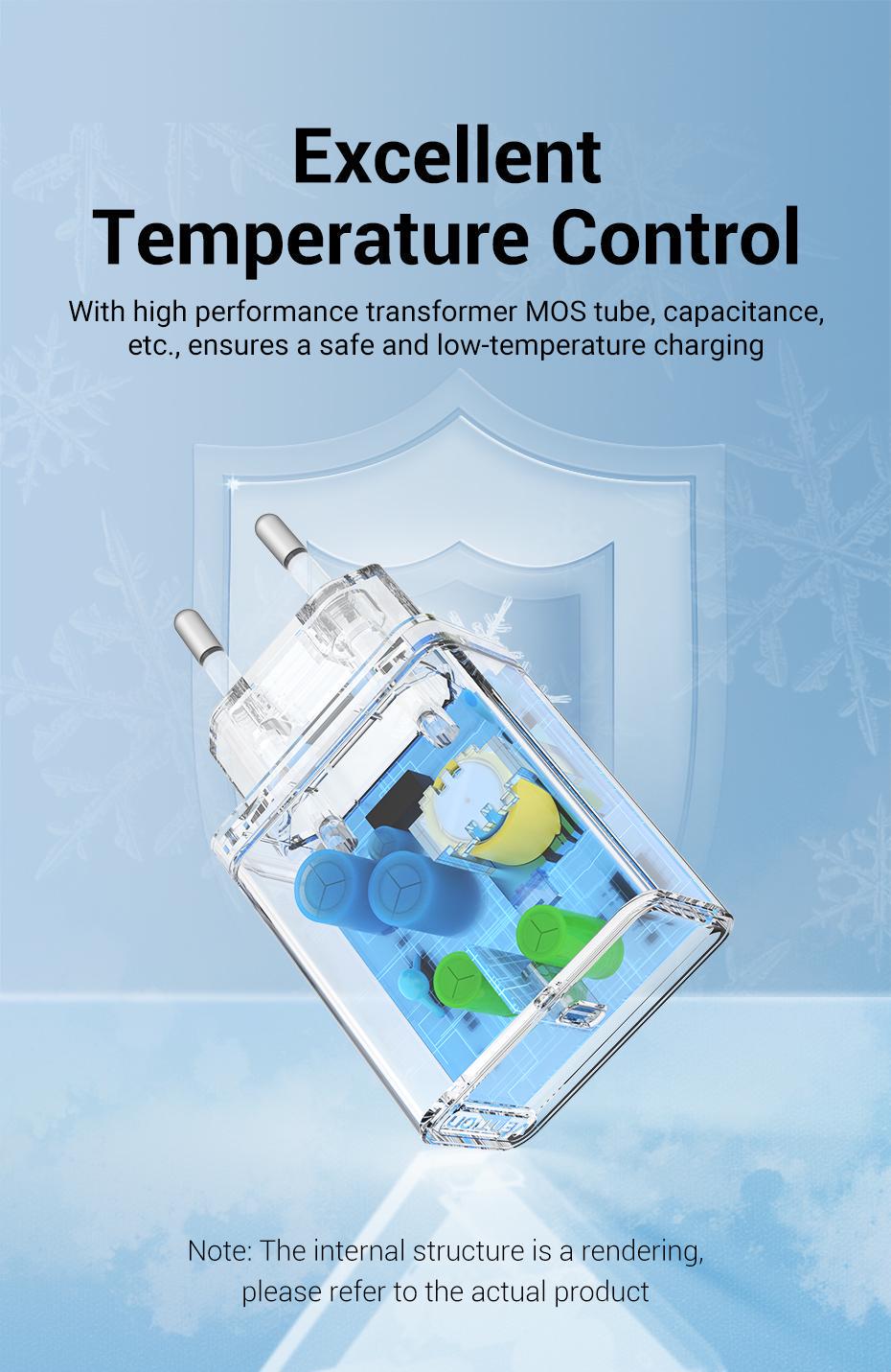 Зарядное устройство для Vention 20W Type-C 1C EU быстрая зарядка 20Вт Черный (FADB0-EU) - фото 9