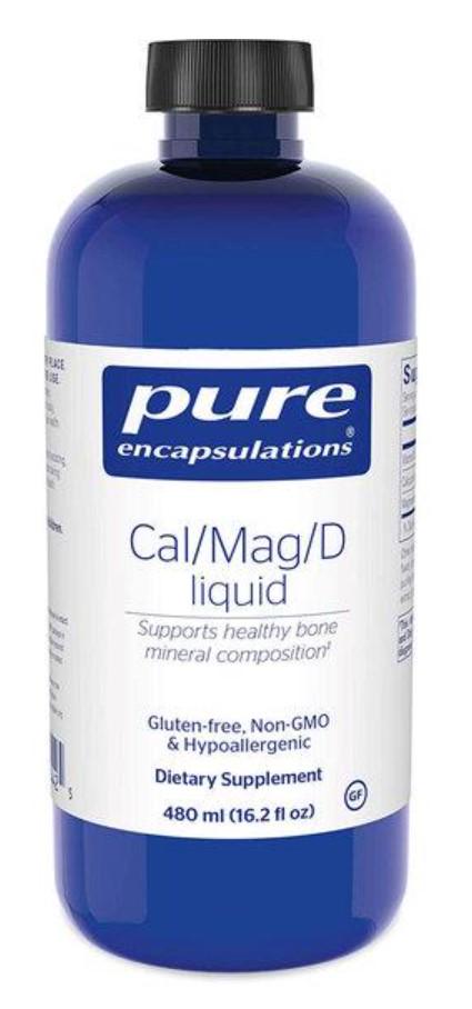 Комплекс мультиминеральный Pure Encapsulations Cal Mag D liquid 480 мл (PE-01442)