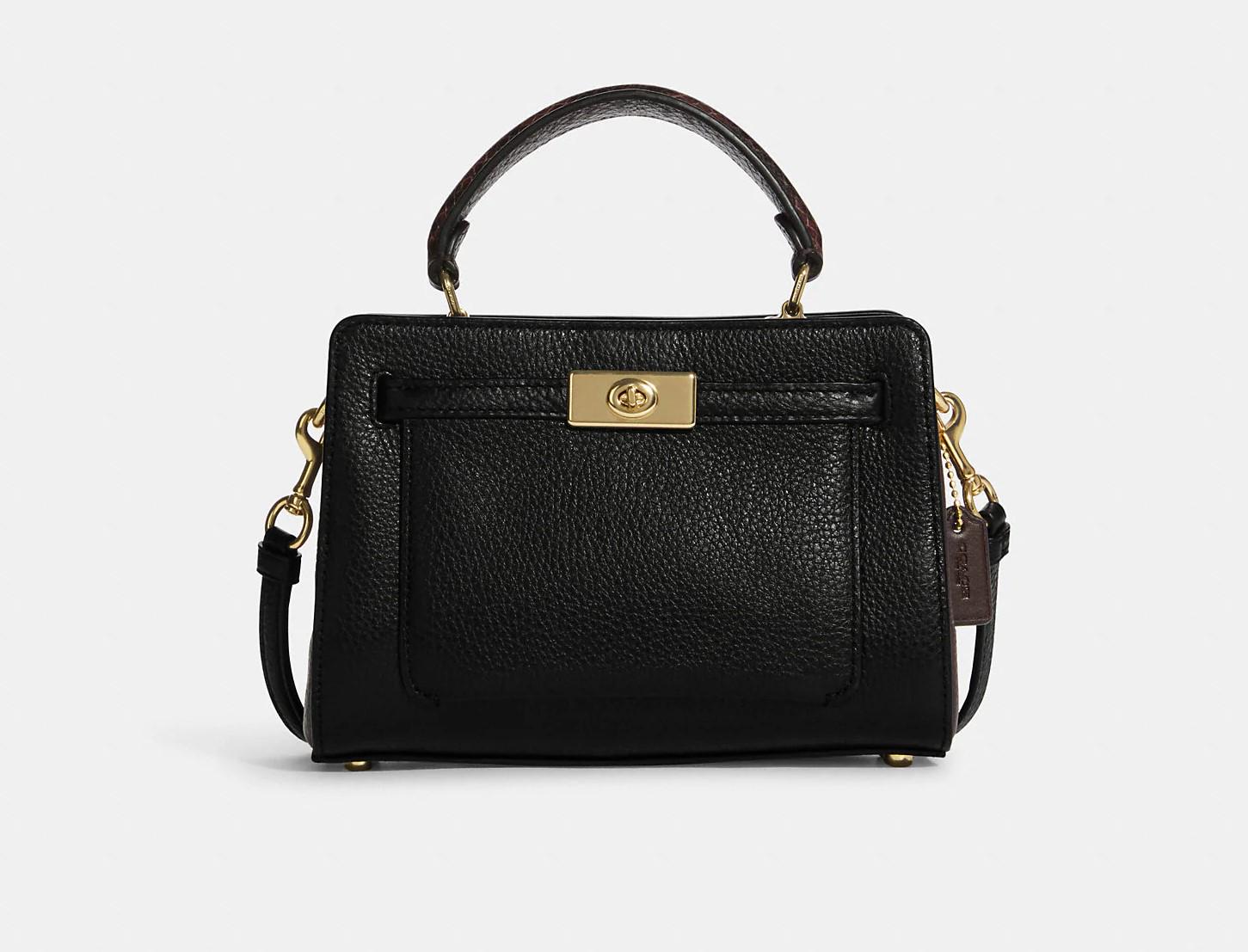 Женская сумка Coach Mini Lane Top Black (CH-797266) Женская сумка Coach Mini Lane Top Black (CH-797266)