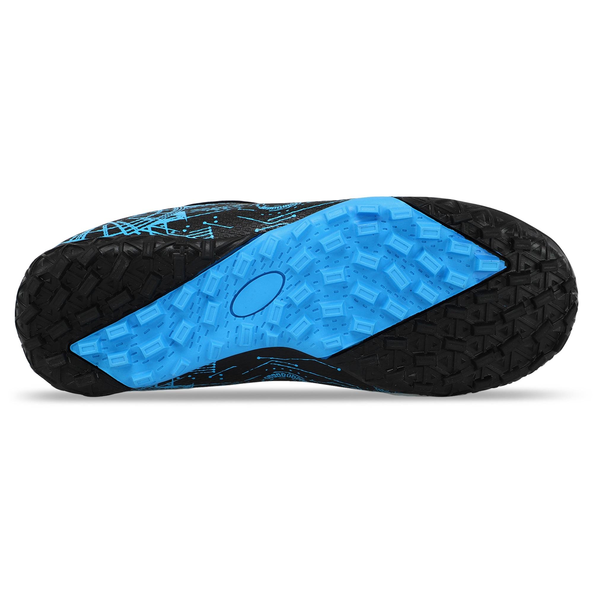 Сороконіжки футбольні дитячі LiJIN 004-32-38-1 р. 33 Чорний/Синій - фото 2